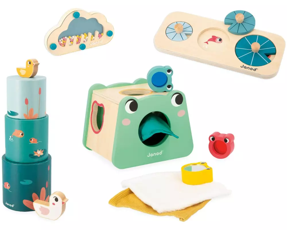 Janod Beschäftigungsspielzeug Box 12 Monate