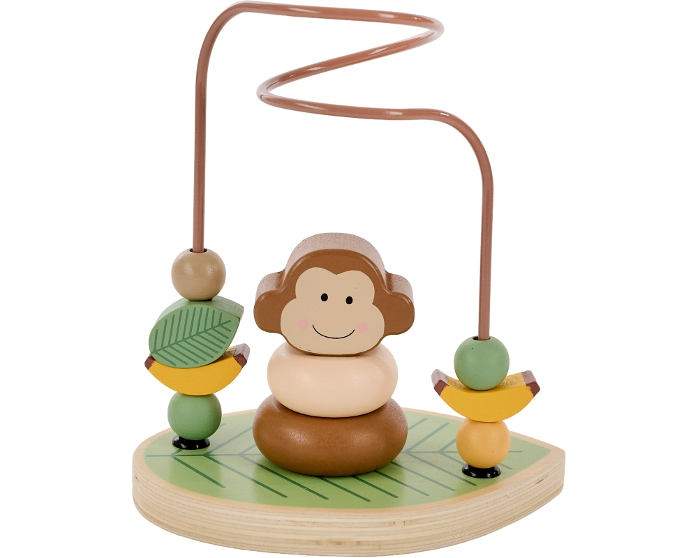 JABADABADO Motorikschleife 15x11x17.5cm W7307 Affe