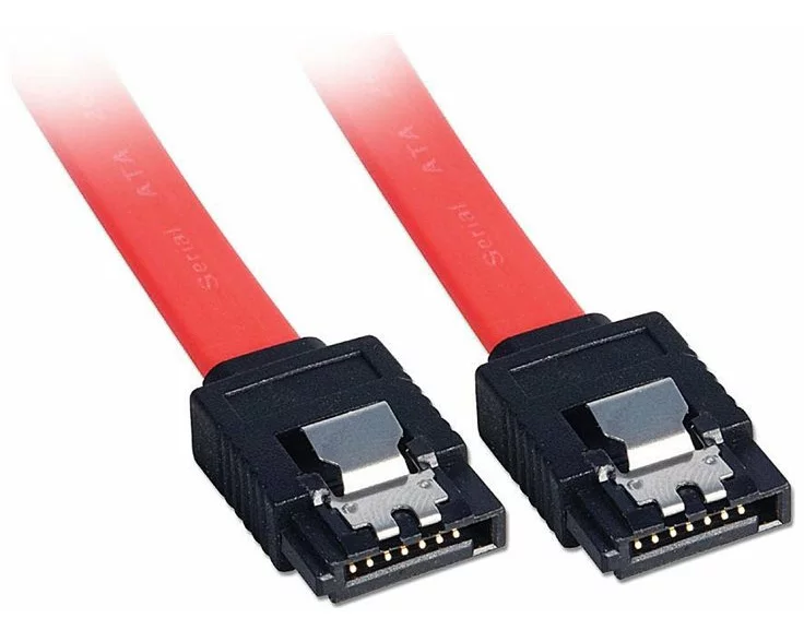 LINDY Internal SATA-Latch-Cable 1,0m 2x7 pin SATA plug