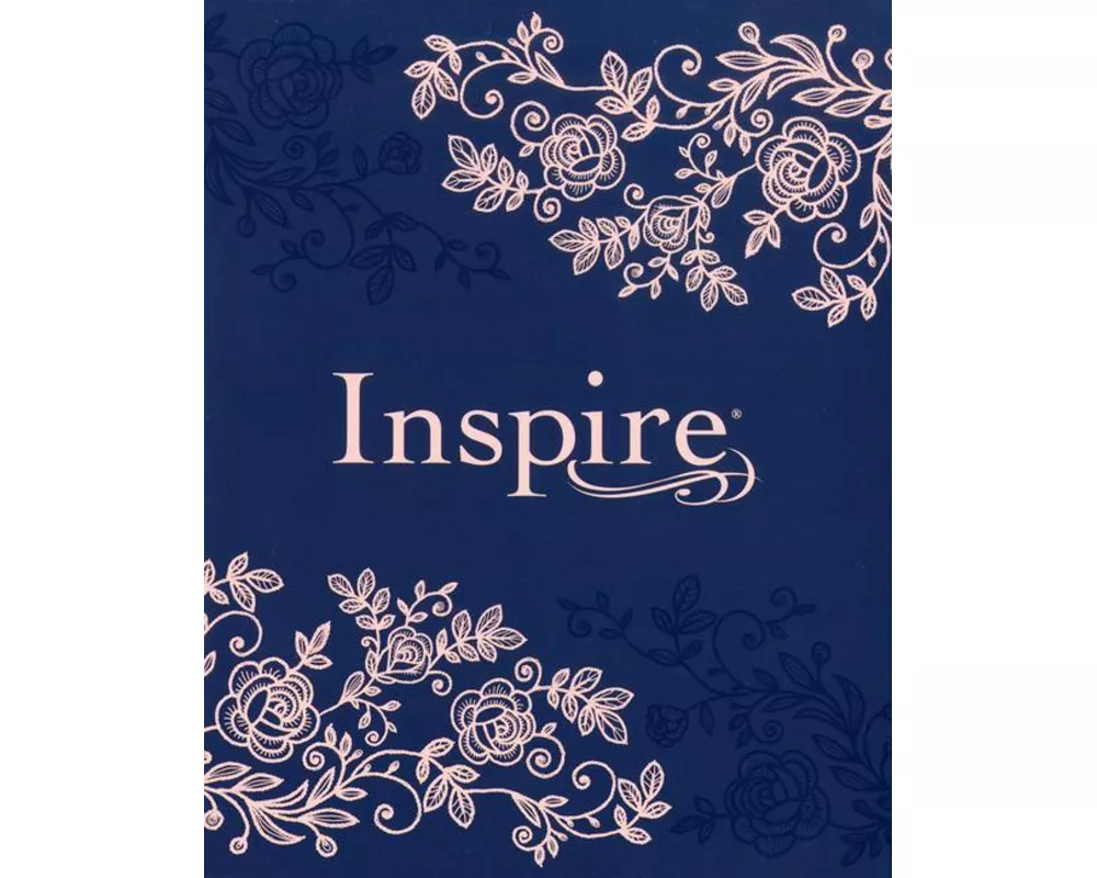 Inspire Bible NLT (Hardcover Leatherlike, Navy)