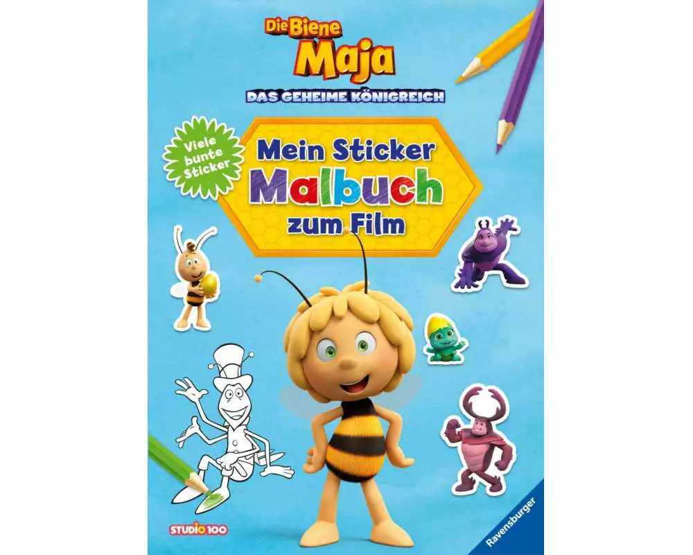 Die Biene Maja - Mein Sticker-Malbuch zum Film