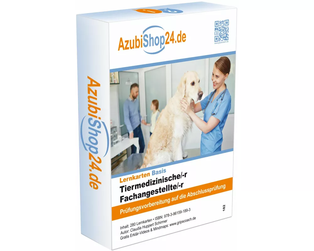 AzubiShop24.de Basis-Lernkarten Tiermedizinische/-r Fachangstellte/-r