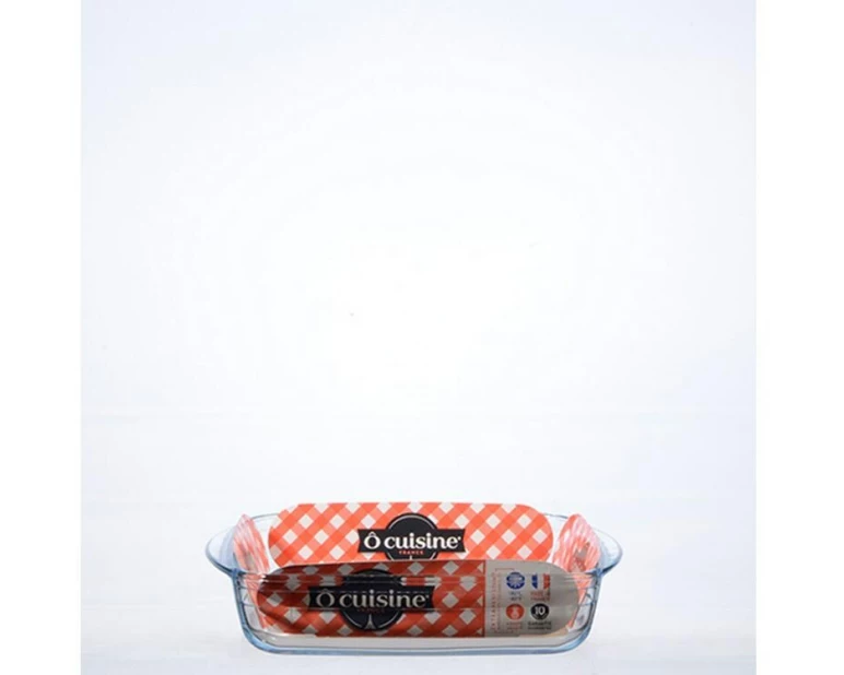 International Cookware Auflaufform 25 x 22 cm Eckig, Transparent