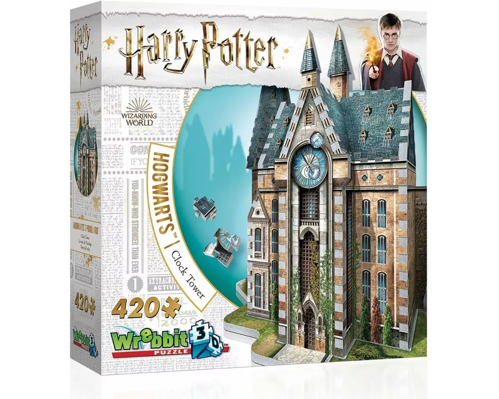 Hogwarts Clocktower Harry Potter (420 Teile) - 3D-Puzzle