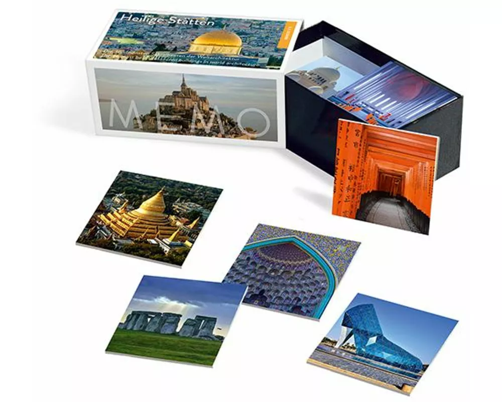 Heilige Stätten. Memo | Places of Worship. Matching Game