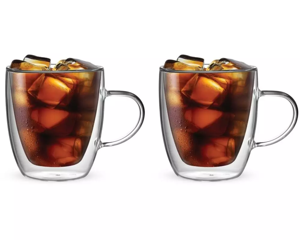 Bialetti Kaffeetasse Capri 350 ml, 1 Stück, Transparent