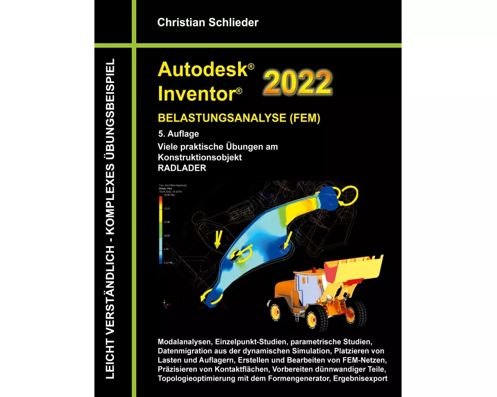Autodesk Inventor 2022 - Belastungsanalyse (FEM)
