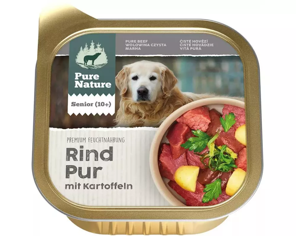 Pure Nature Nassfutter Senior Rind Pur, 150 g