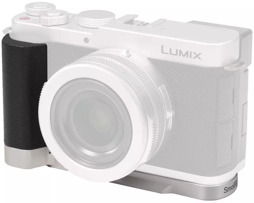 Smallrig 5701 L-Mount-Platte Lumix L10 Silikongriff, Silber