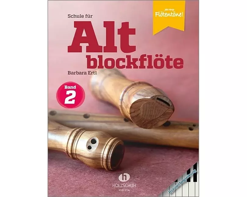 Schule für Altblockflöte 2 - Klavierbegleitung