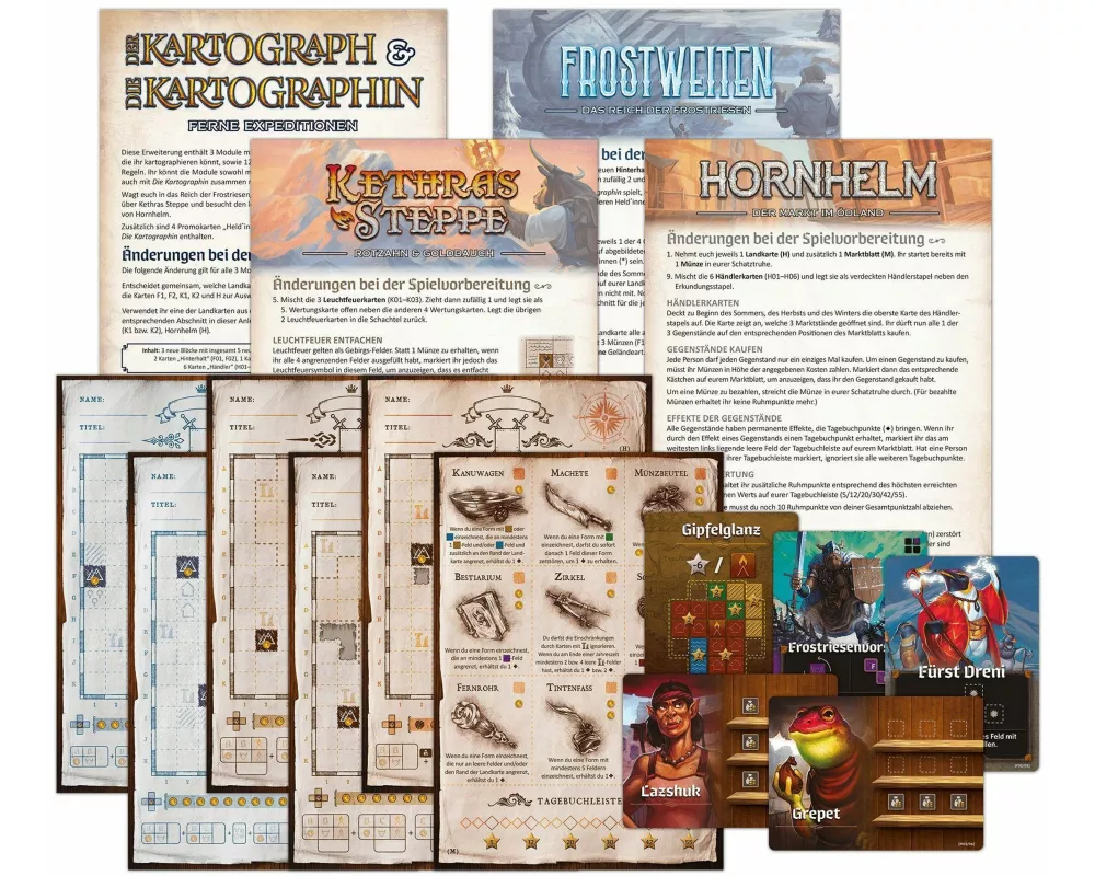 Der Kartograph & Die Kartographin: Ferne Expeditionen (Erweiterung)