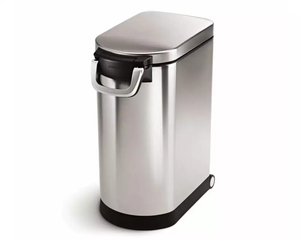Simplehuman Tierfutterbehälter Large Edelstahl