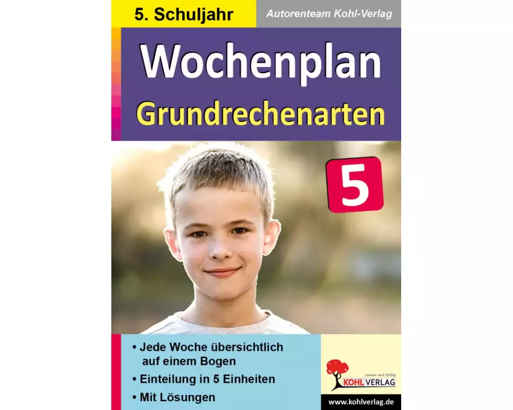Wochenplan Grundrechenarten / Klasse 5