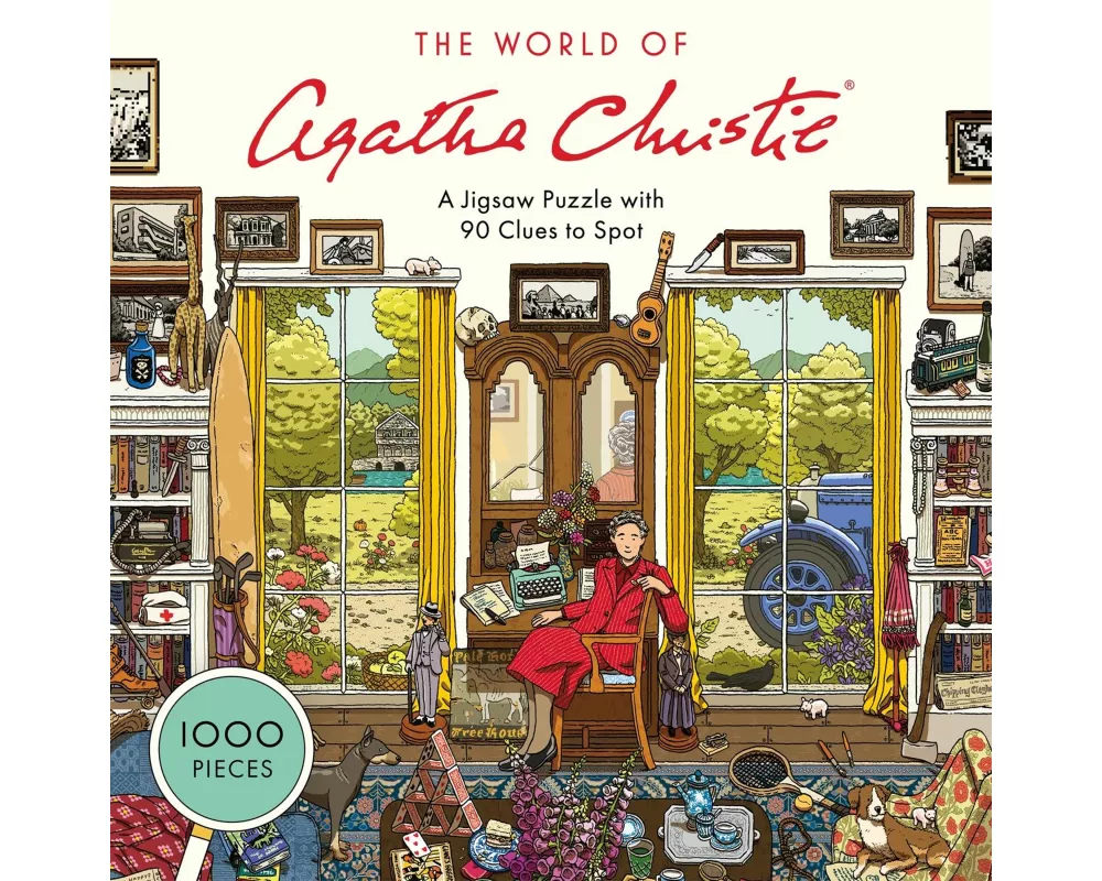 The World of Agatha Christie: 1000-piece Jigsaw