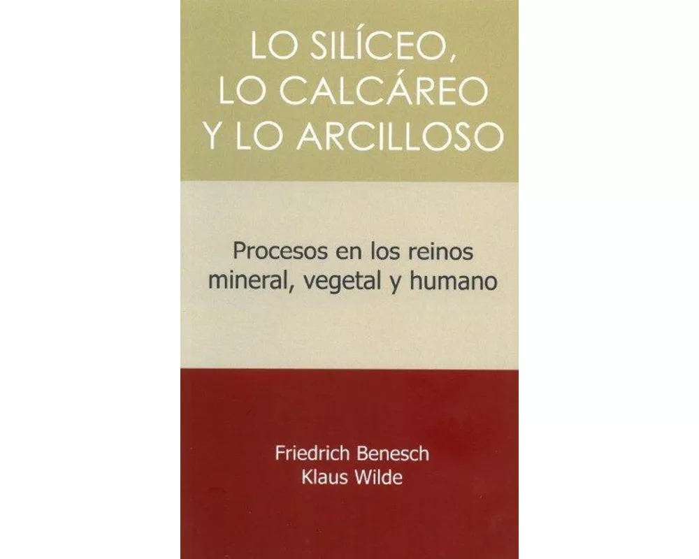 Lo siliceo, lo calcareo y lo arcilloso : procesos en los reinos mineral, vegetal y humano