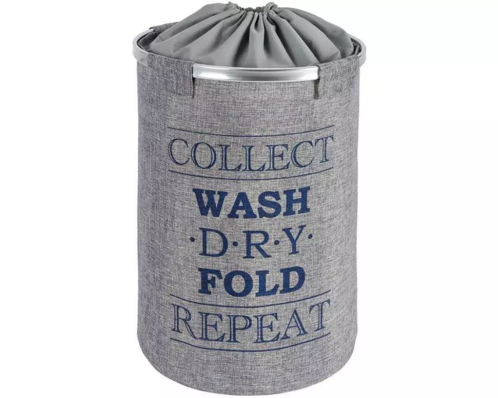 Wenko Wäschesammler Ringo 68 l, Grau