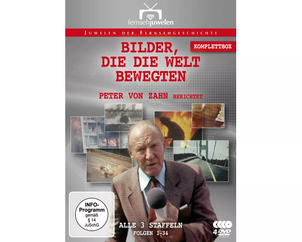 Bilder, die die Welt bewegten - Peter von Zahn berichtet (Komplettbox) (4 DVDs)
