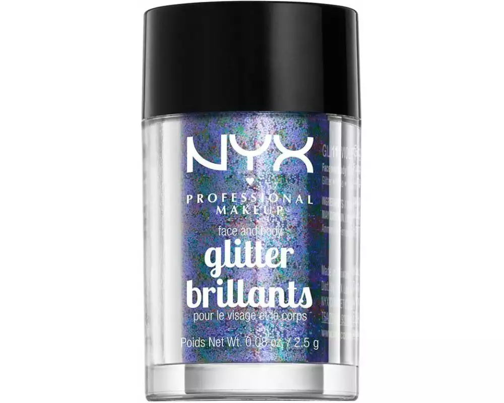 NYX Professional Makeup Face & Body Glitter Violett 2.5 g