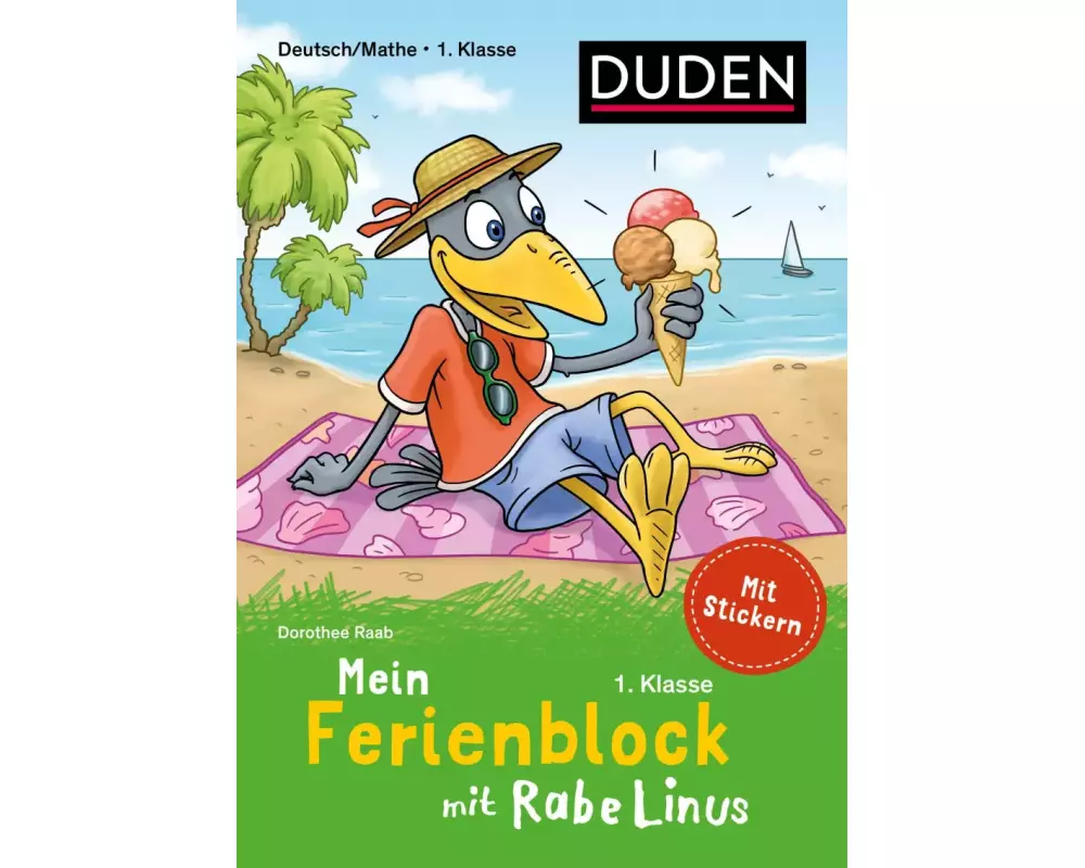 Mein Ferienblock mit Rabe Linus – Fit für die 1. Klasse