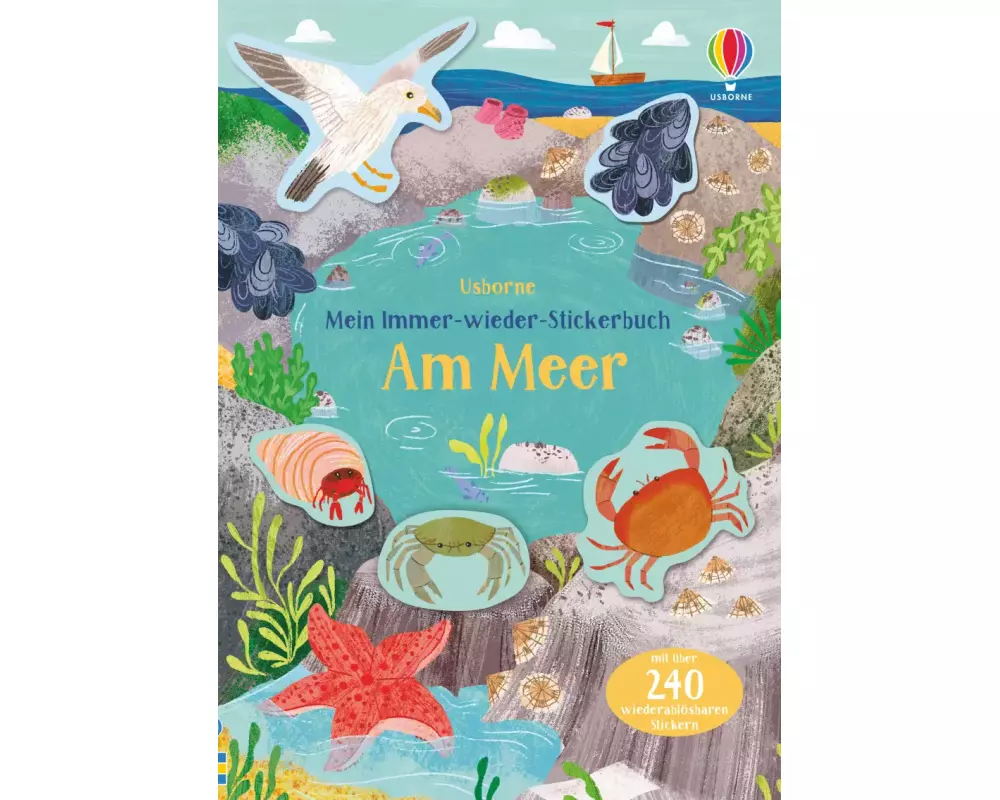 Mein Immer-wieder-Stickerbuch: Am Meer