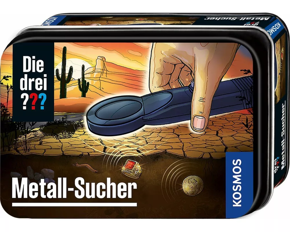 Die drei ??? Metall-Sucher (gr. Dose)