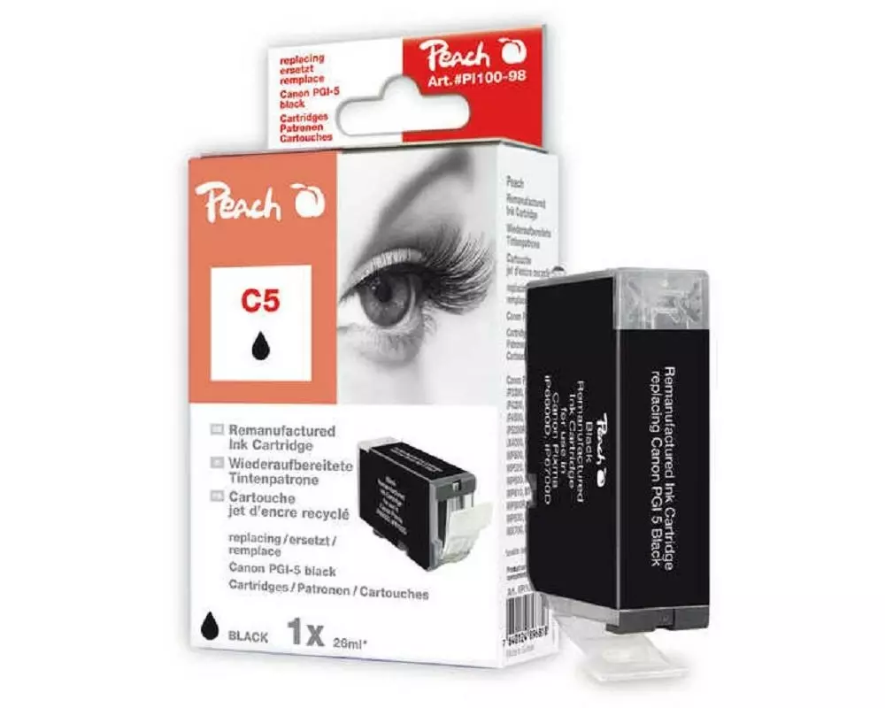 Peach Tinte Canon PGI-5 Black