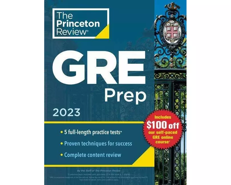 Princeton Review GRE Prep, 2023
