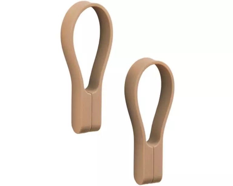 Zone Denmark Handtuchhalter Loop mit Magnet 2 Stück, Mandarine