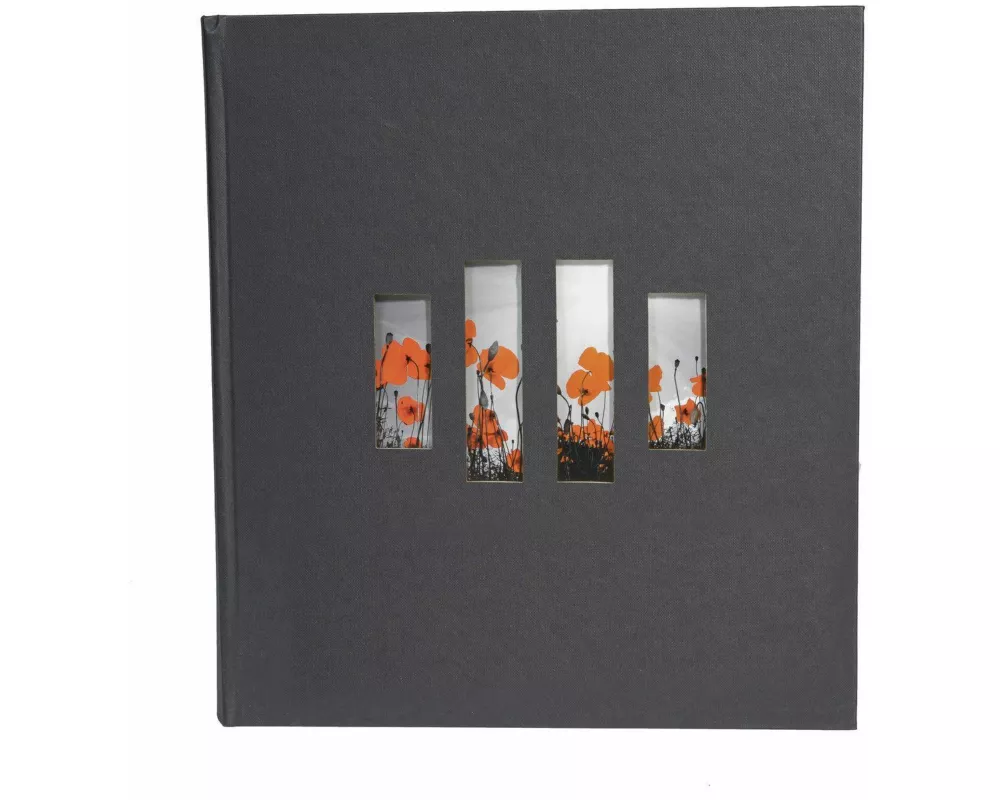 Fotoalbum MILANO 29x32 cm, 60 schwarze Seiten