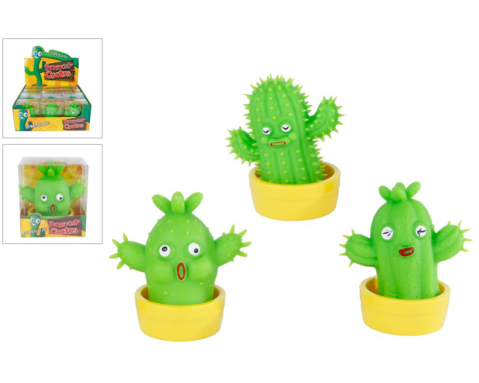 ROOST Stretchy Kaktusfigur 10cm 621759 3 assortiert