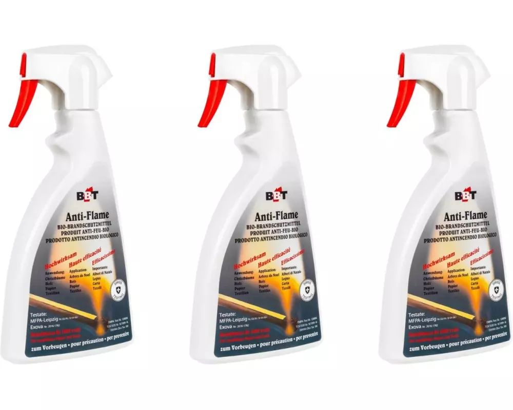 BBT BBT Bio Brandschutzspray Kit 500 ml, 3x