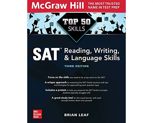 Top 50 SAT Reading, Writing, and Language Skills, Third Edition
