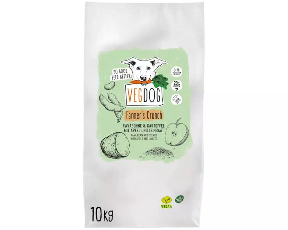 Vegdog Trockenfutter Farmer's Crunch 10 kg
