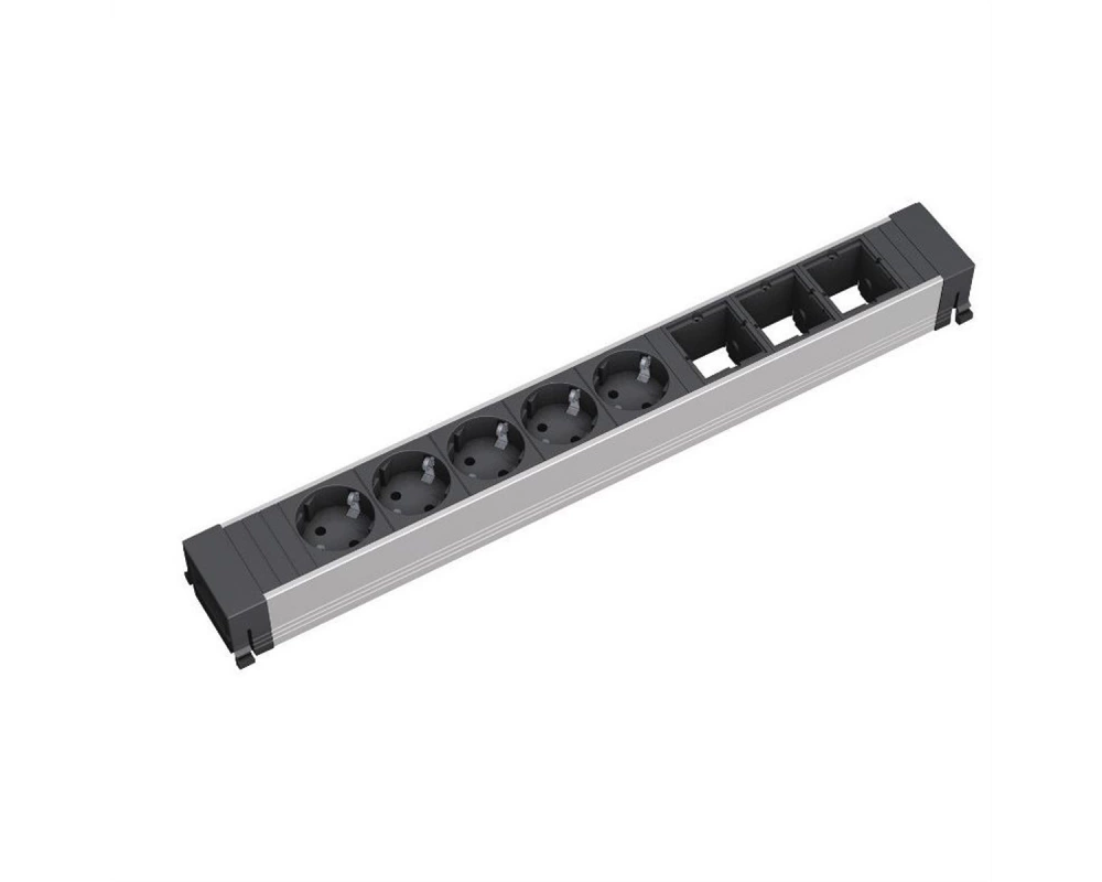 BACHMANN CONFERENCE TOP FRAME X-Large Einsatz 5x Schutzkontakt 3x ABD