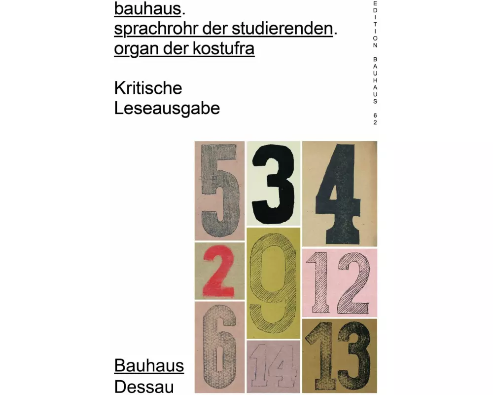 bauhaus. sprachrohr der studierenden. organ der kostufra