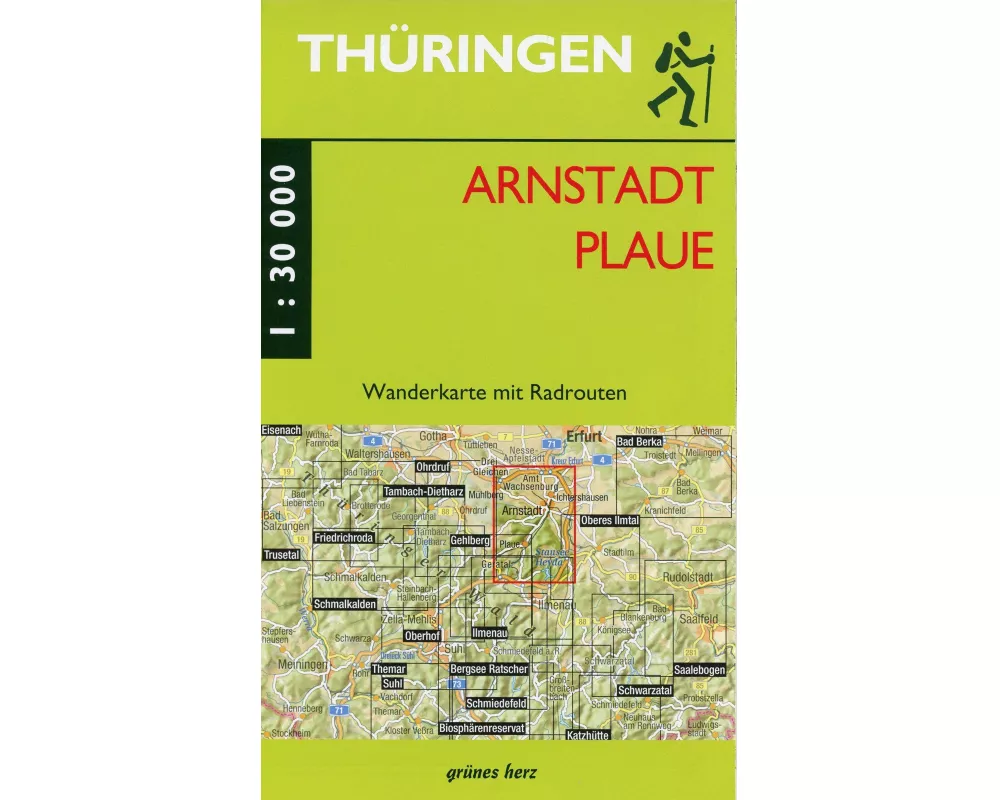 Wanderkarte Arnstadt und Plaue