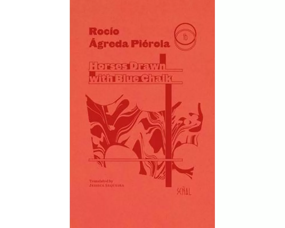 Horses Drawn With Blue Chalk