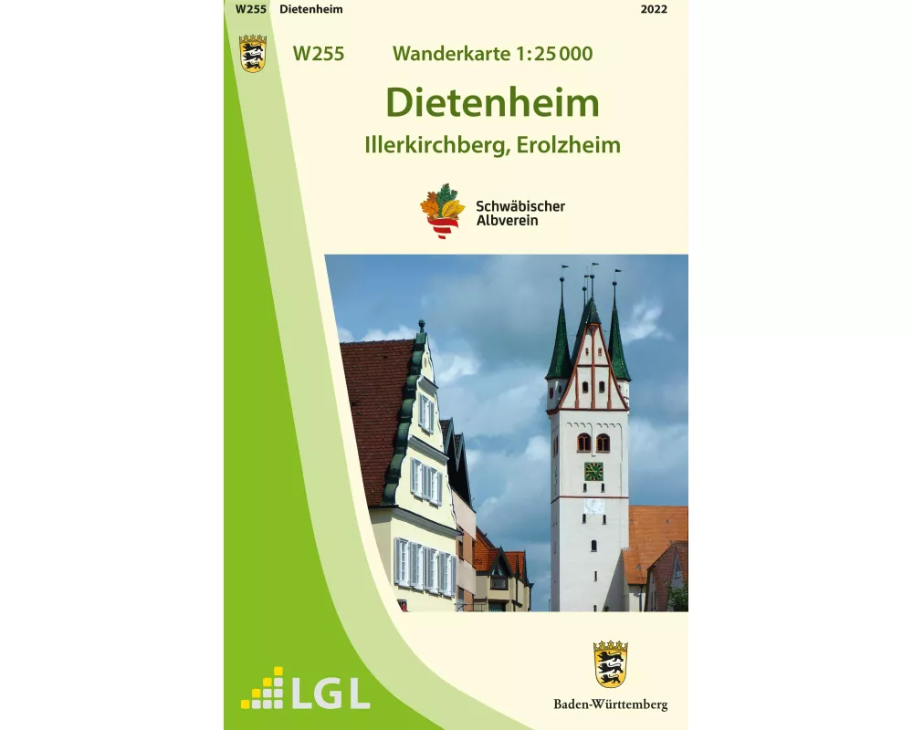 W255 Wanderkarte 1:25 000 Dietenheim