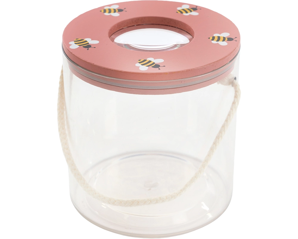 JABADABADO Becherlupe Bienen C2578 rosa