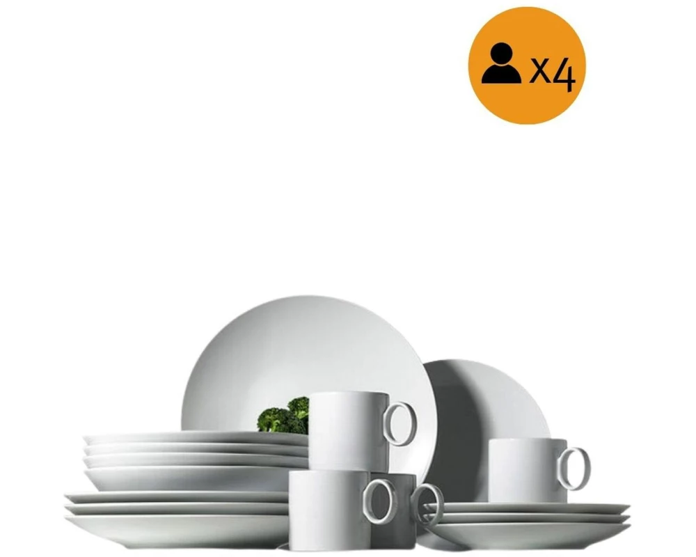 THOMAS Speise-Service Loft Weiss 16-teilig