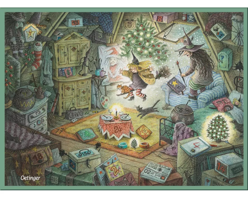 Die kleine Hexe. Adventskalender