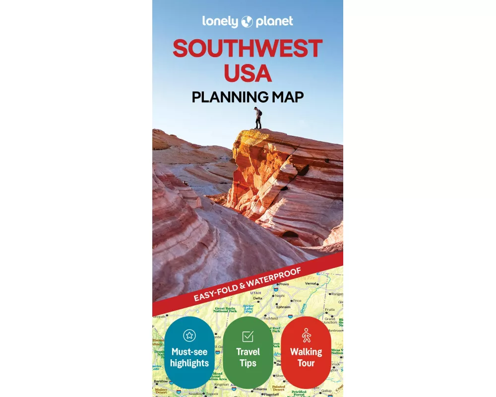 Lonely Planet Southwest USA Planning Map