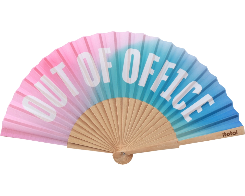 I-TOTAL Handfächer 23cm XL3165F Out of Office