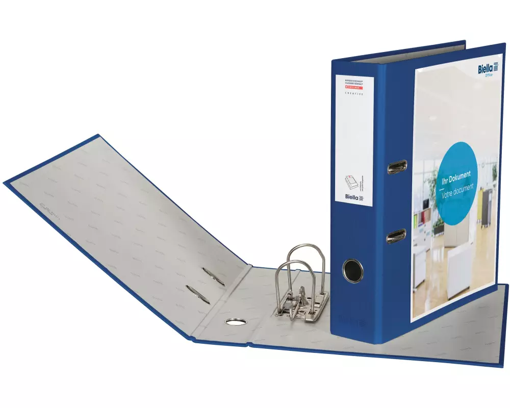 Biella Bundesordner Creative A4 7 cm, Marineblau