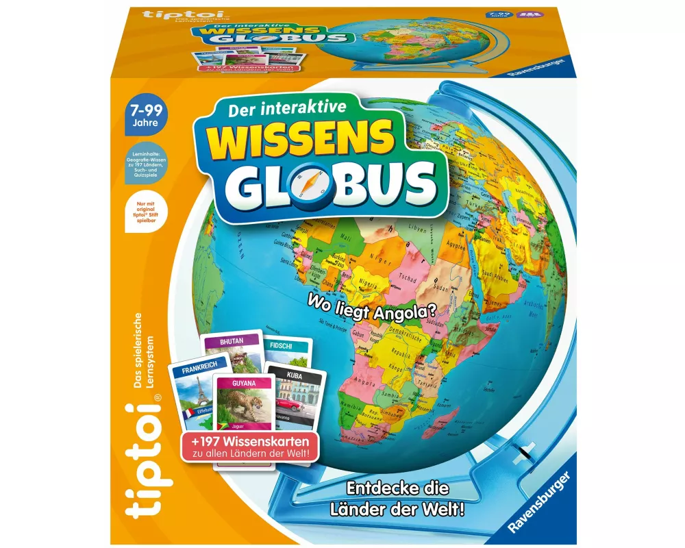 tiptoi Der interaktive Wissens-Globus - ab 7 Jahre