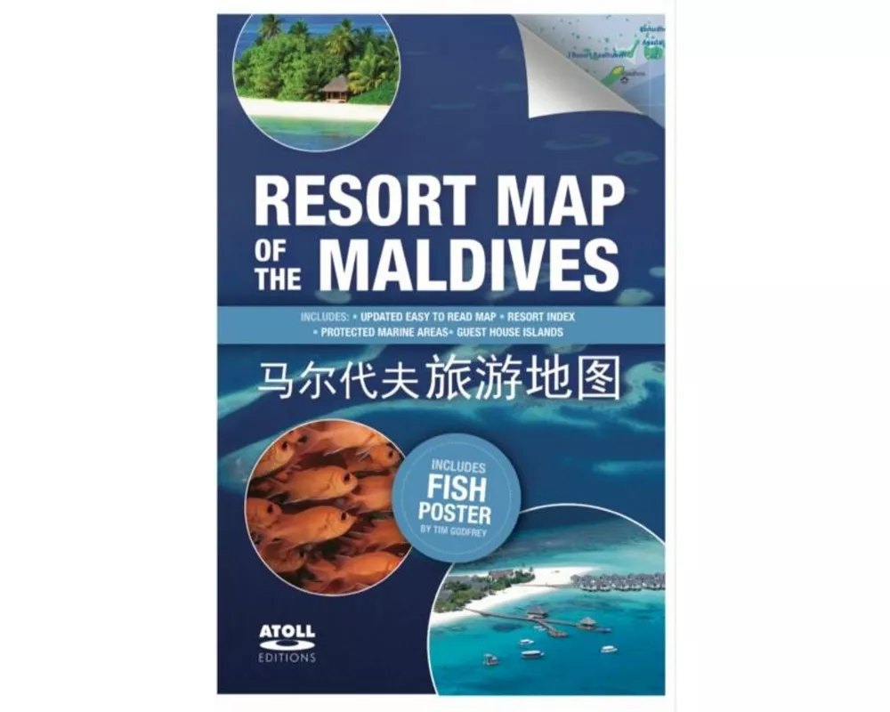 Resort Map of the Maldives