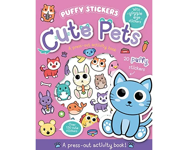 Puffy Sticker Cute Pets