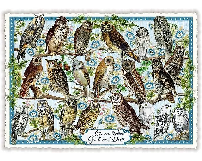 Postkarte / Einen lieben Gruss an dich / quer