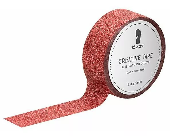 Creative Tape Glitter, Rusty - 5 m x 15 mm