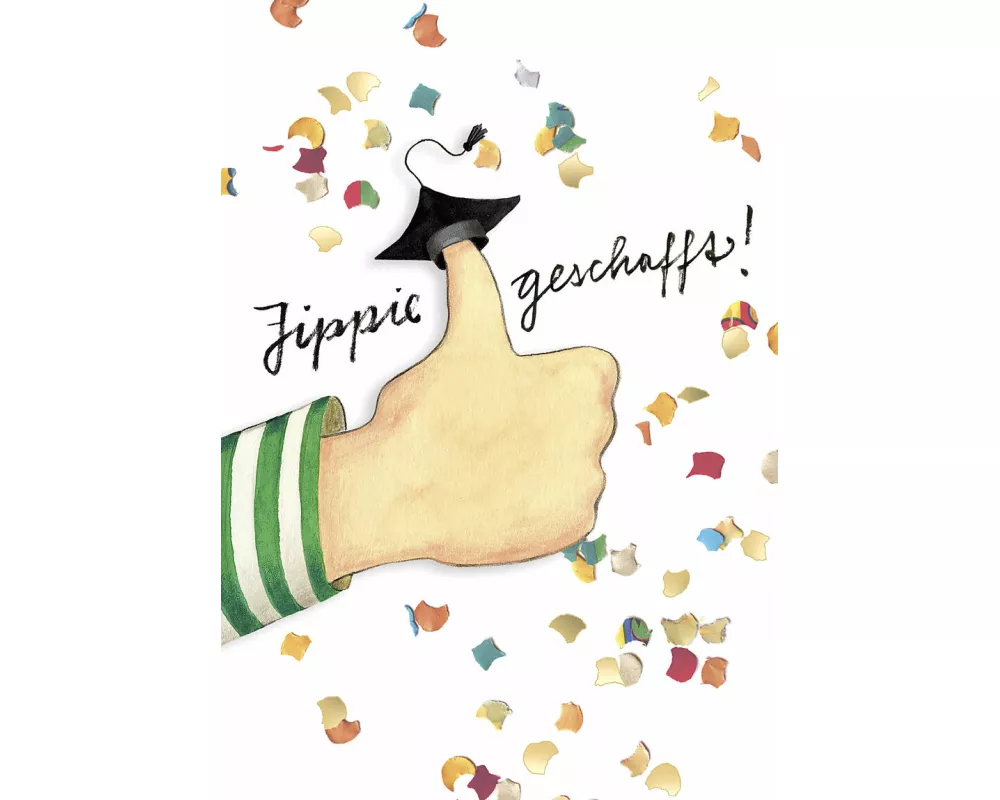 Doppelkarte. Jippie geschafft